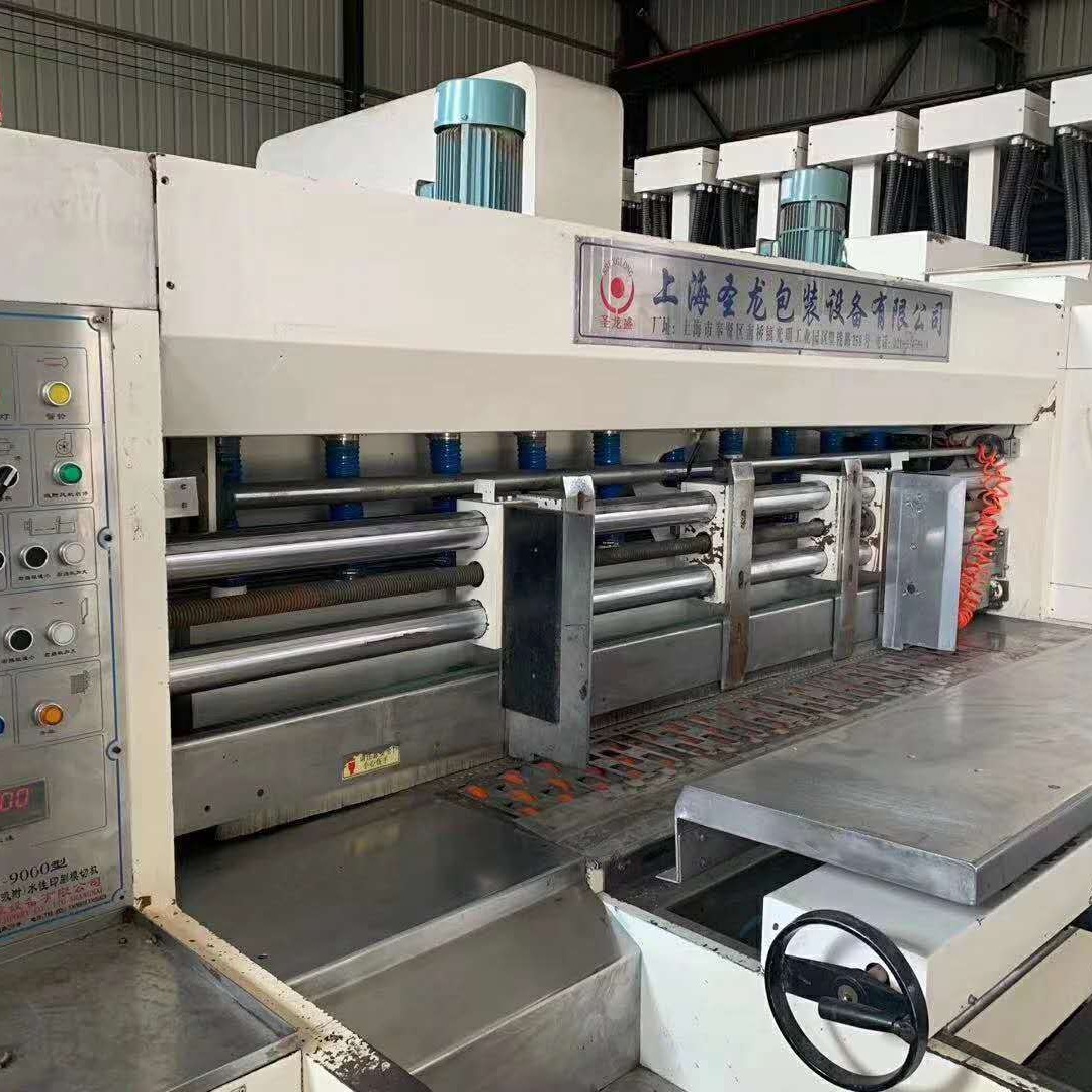 二手紙箱機械設備 上海圣龍1224高清四色印刷模切機解析